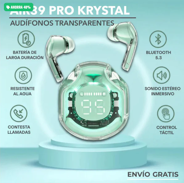 AUDIFONOS BLUETOOTH KRYSTAL AIR39 PRO