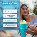 Snack2Go™ - Taza Portátil para Aperitivos y Bebidas, Taza 2 en 1