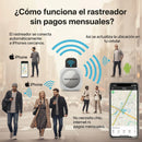 Mini rastreador GPS Inteligente Sin pagos mensuales para IPHONE Apple (1 año de Batería)